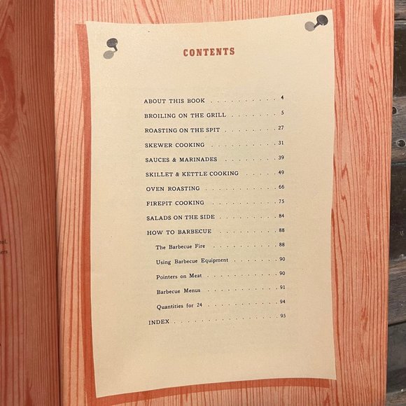 Vintage 1950s Sunset Barbecue Cook Book 251 Tested Recipes 37 Souces and Marinad - Picture 4 of 9
